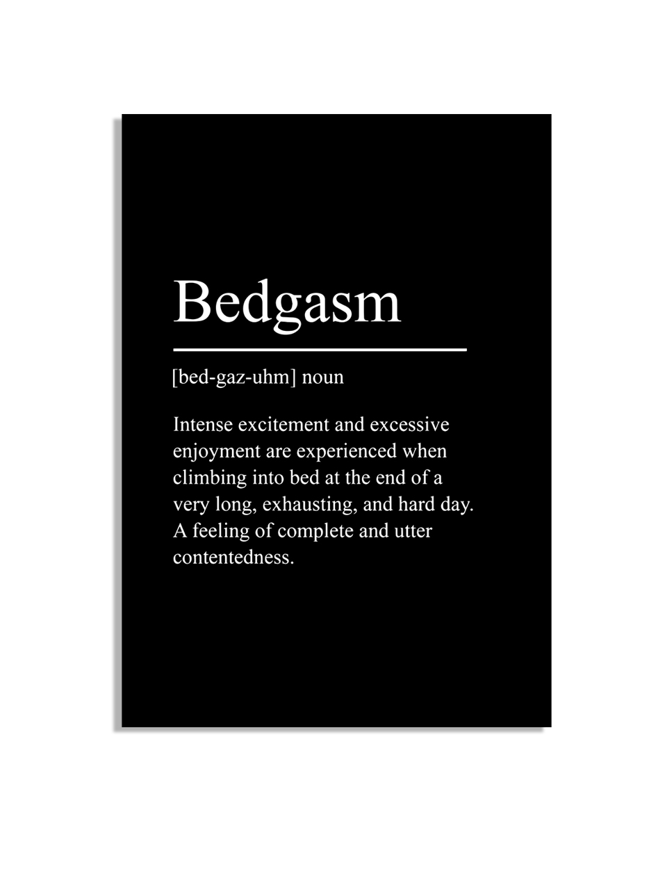 Poster - Bedgasm