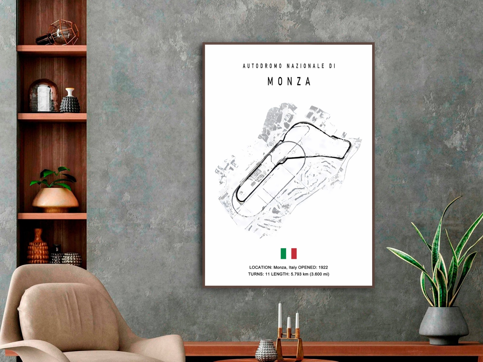 Poster - AUTODROMO NAZIONALE D1 / MONZA