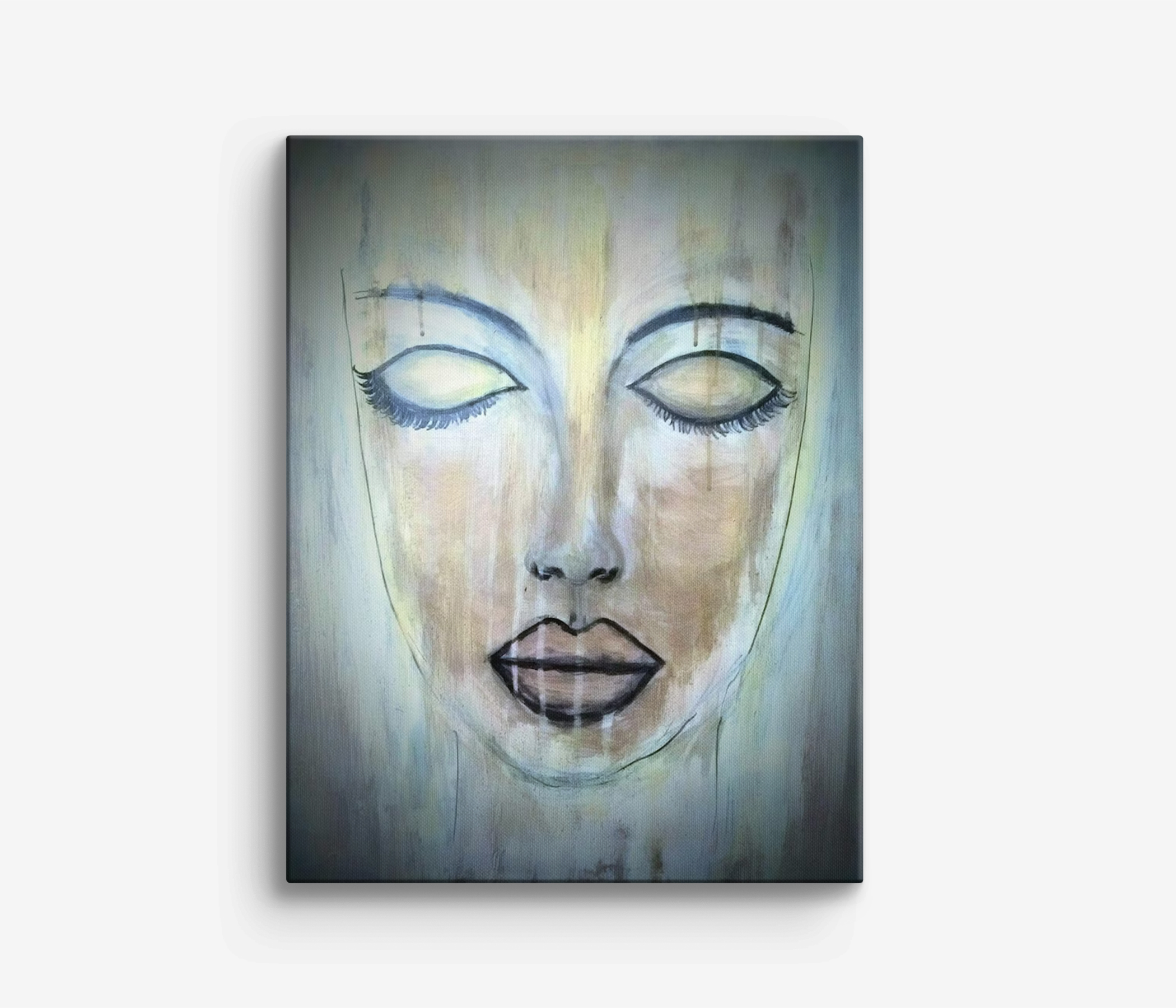 Canvas - Inner Peace (groen)