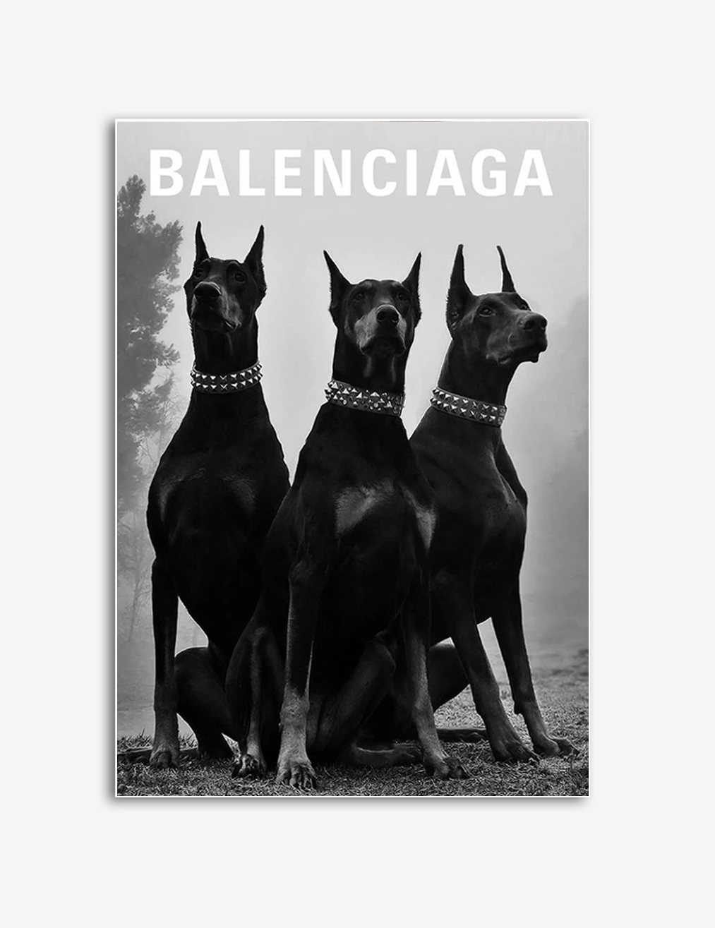 Balenciaga Honden Poster