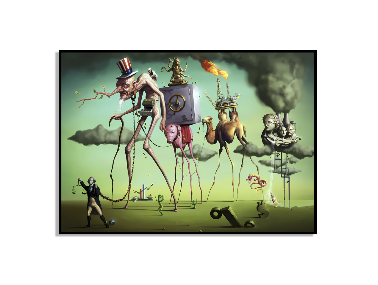 Surrealistische poster van Salvador Dalí