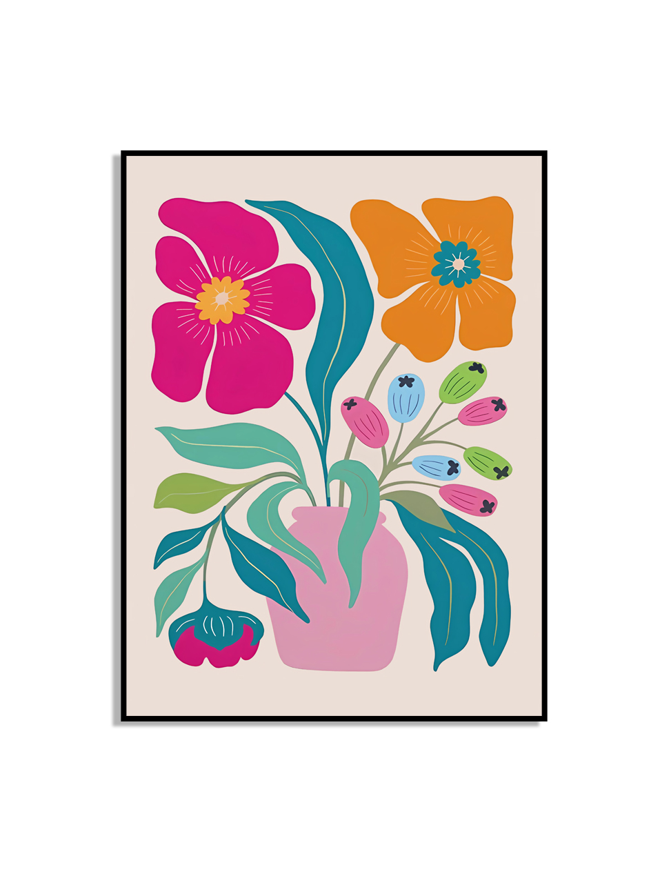 Bloemenvaas Poster