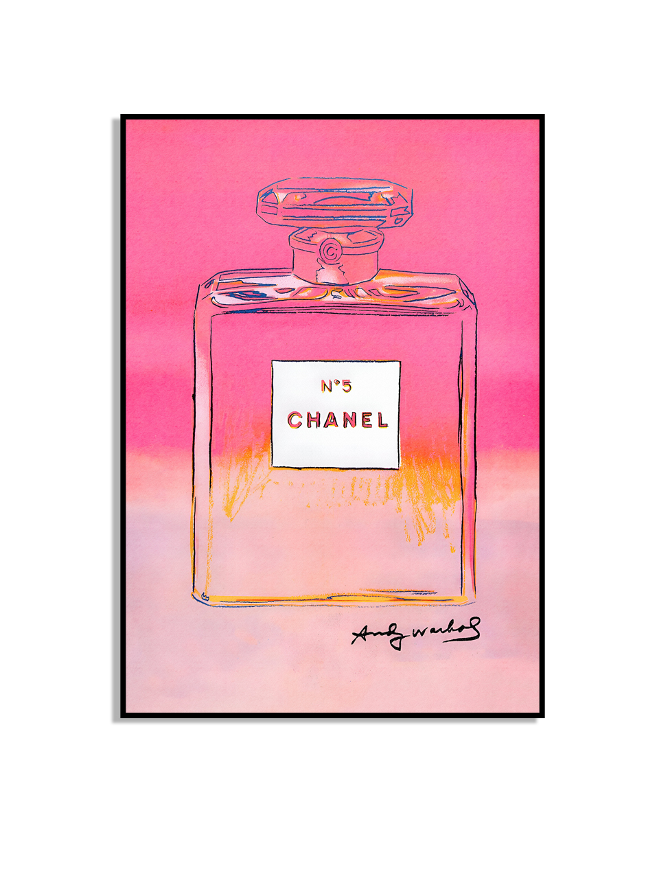 Chanel nr. 5 poster door Andy Warhol
