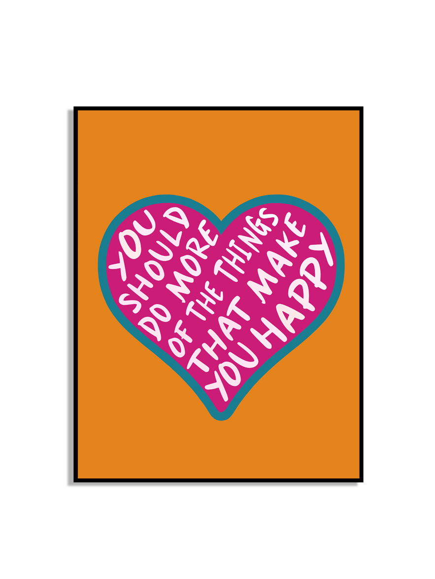 Inspirerende Hart Poster