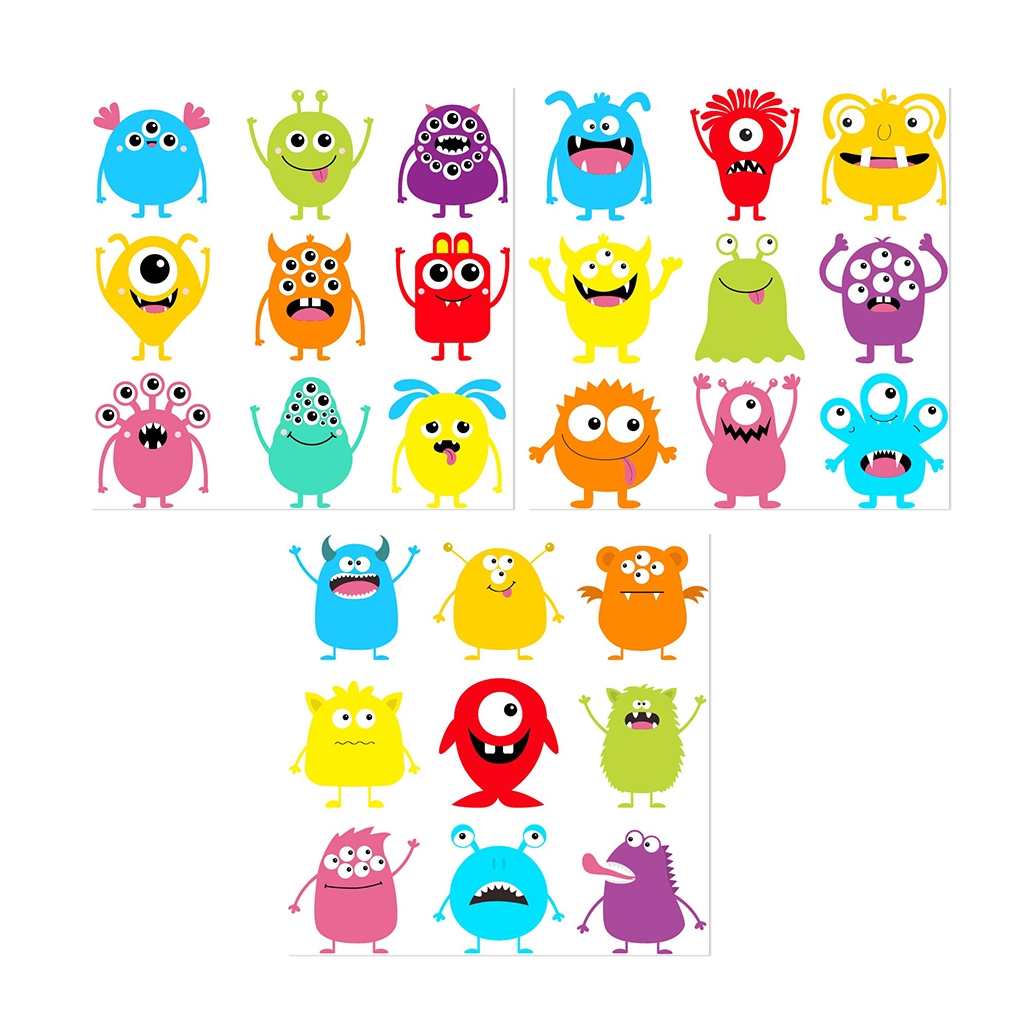 Muursticker - Mini Monsters