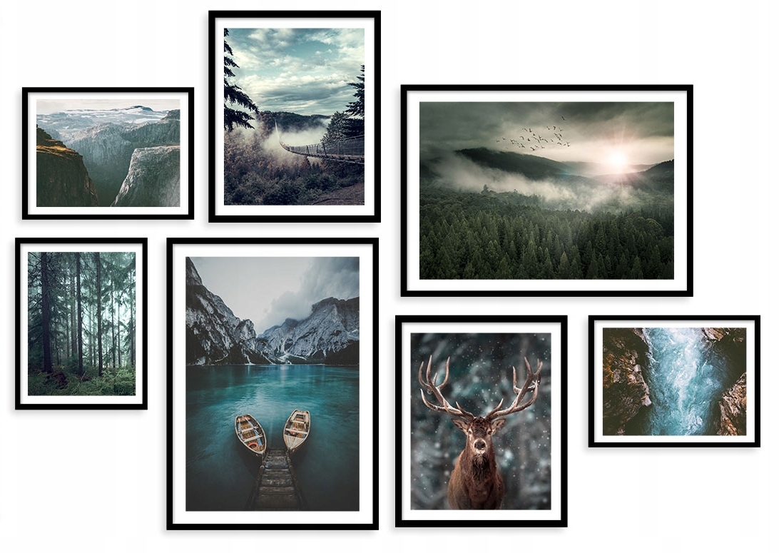 Posters - Woud / Set van 7