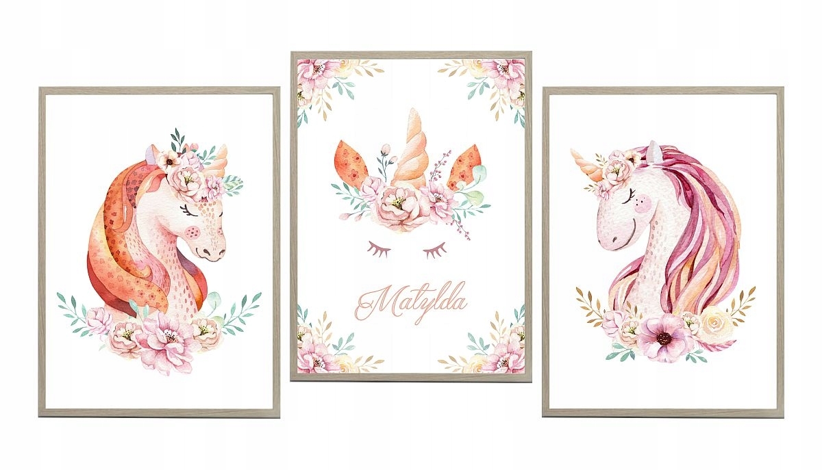 Posters - Eenhoorns / Set van 3