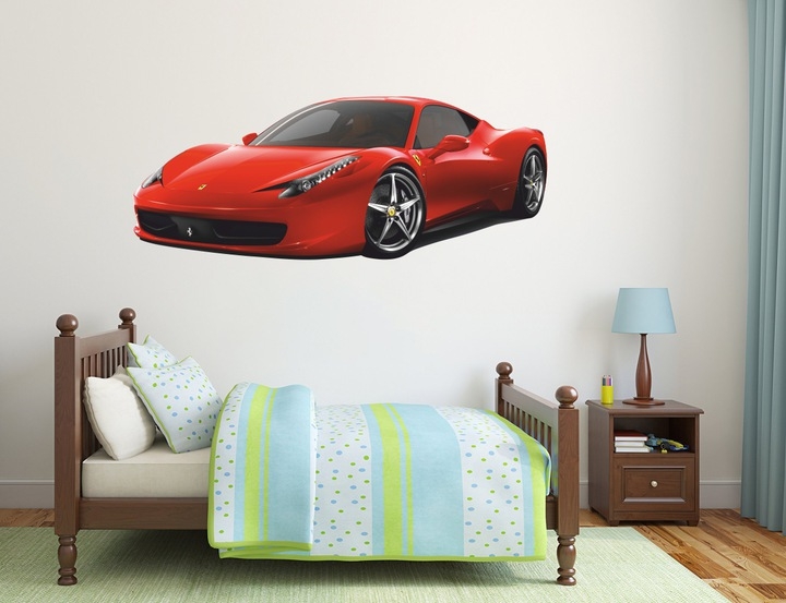 Muursticker - Ferrari / Rood