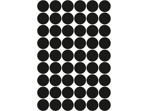 Muursticker - Stippen / zwart