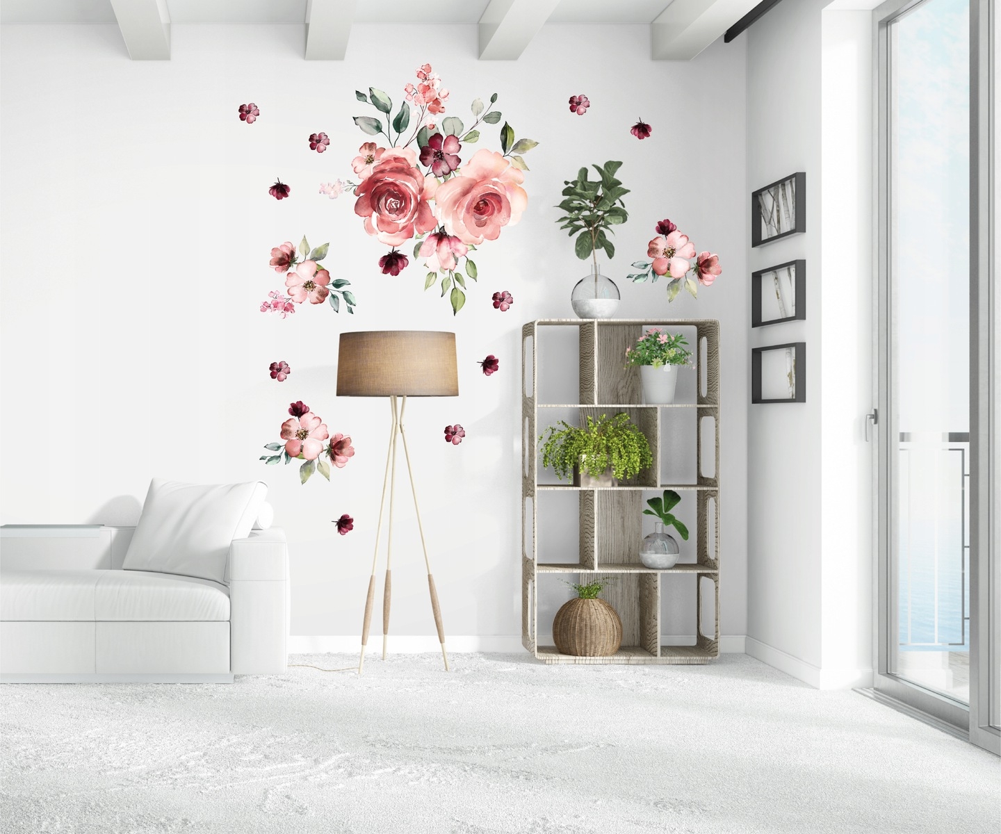 Muursticker - Bloemen