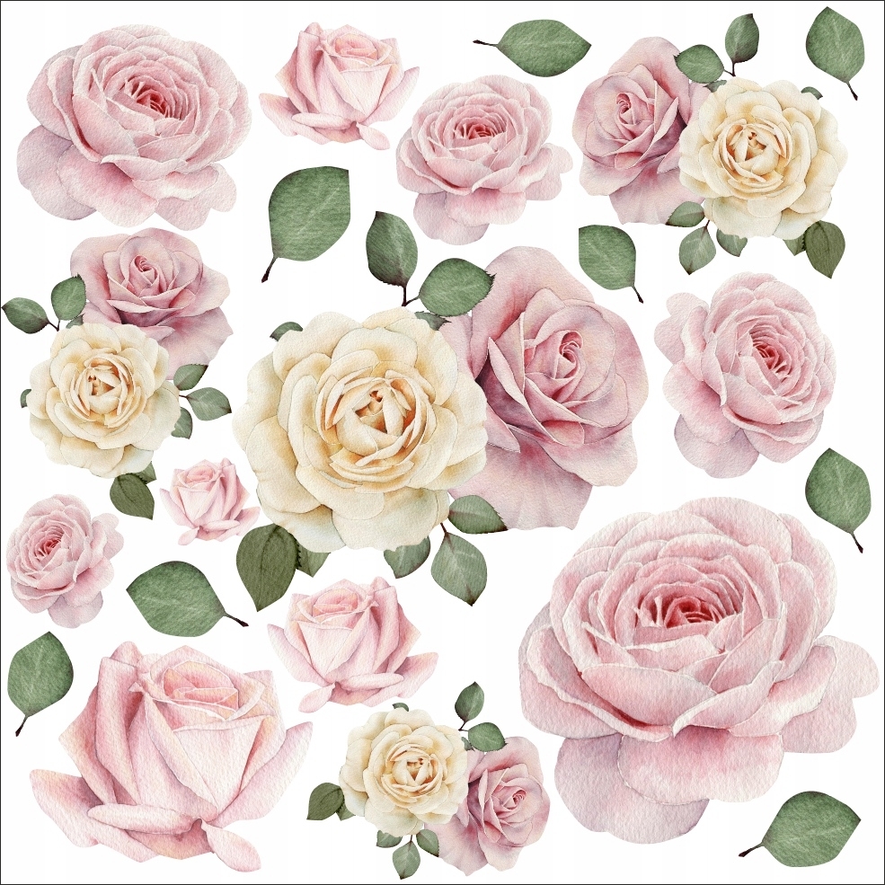 Muursticker - Rozen