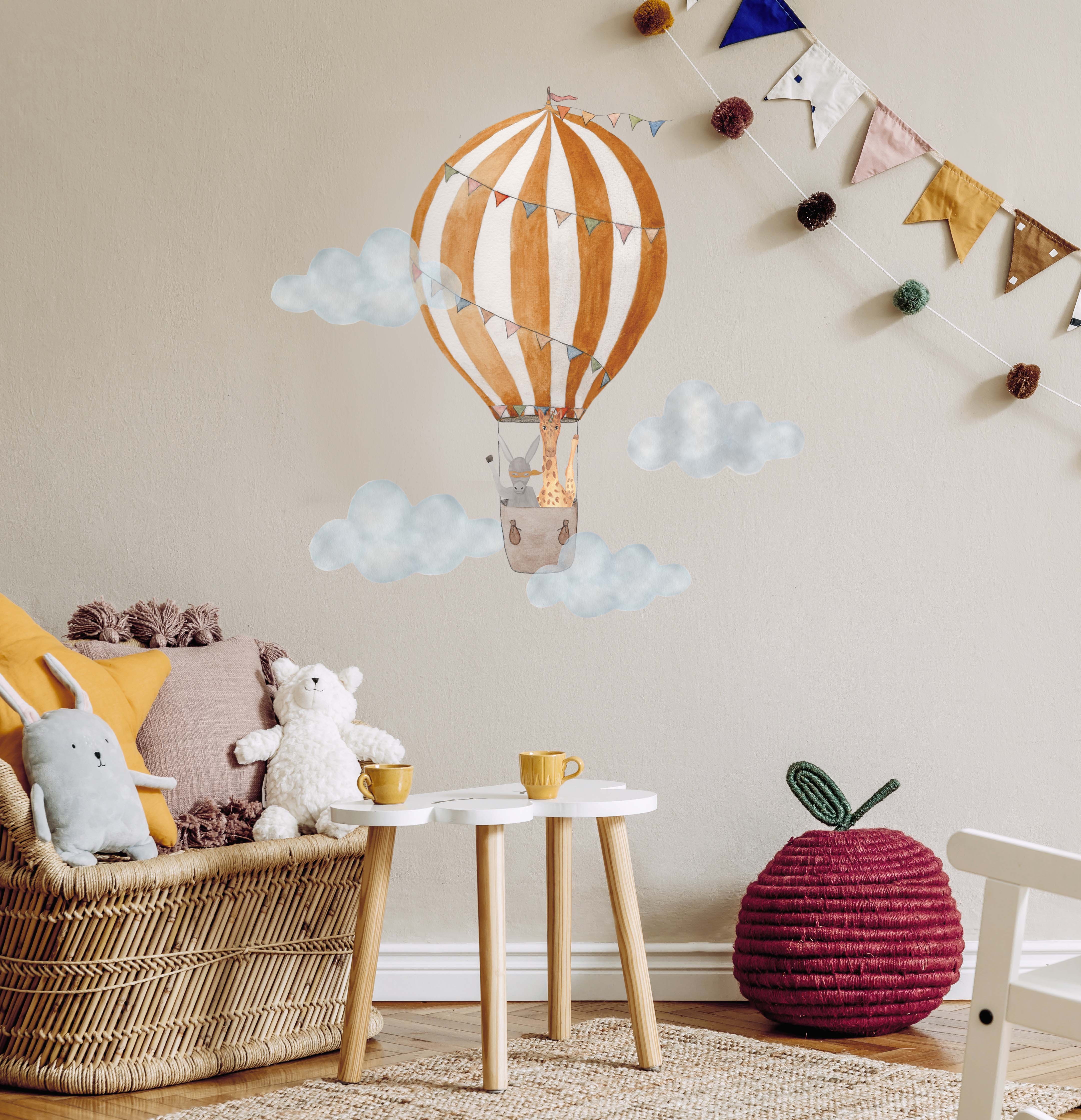 Muursticker - Ballonvaart