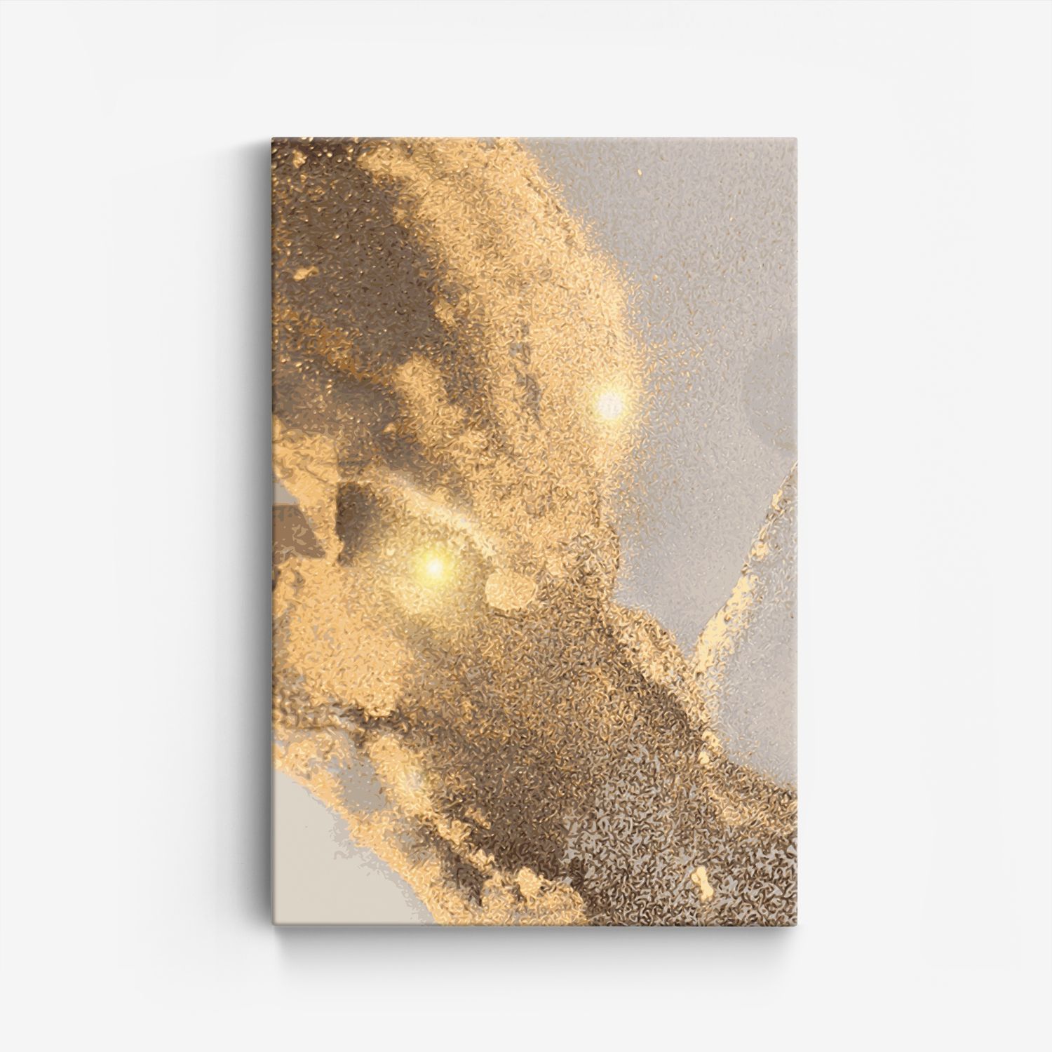 Abstract Goud Kunst Canvas