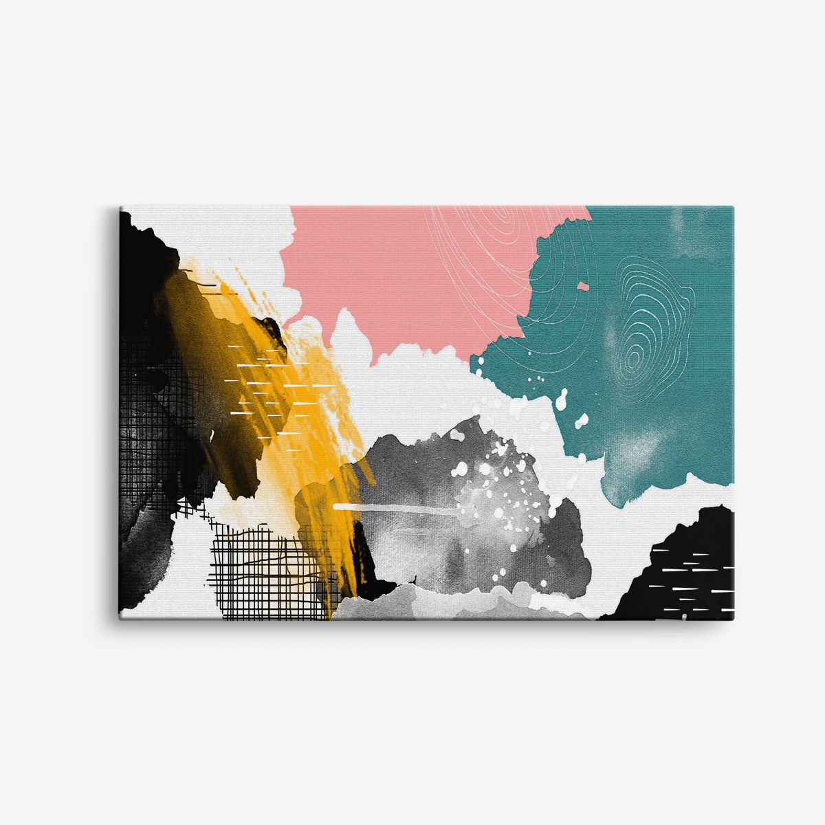 Abstracte Kleurrijke Canvas