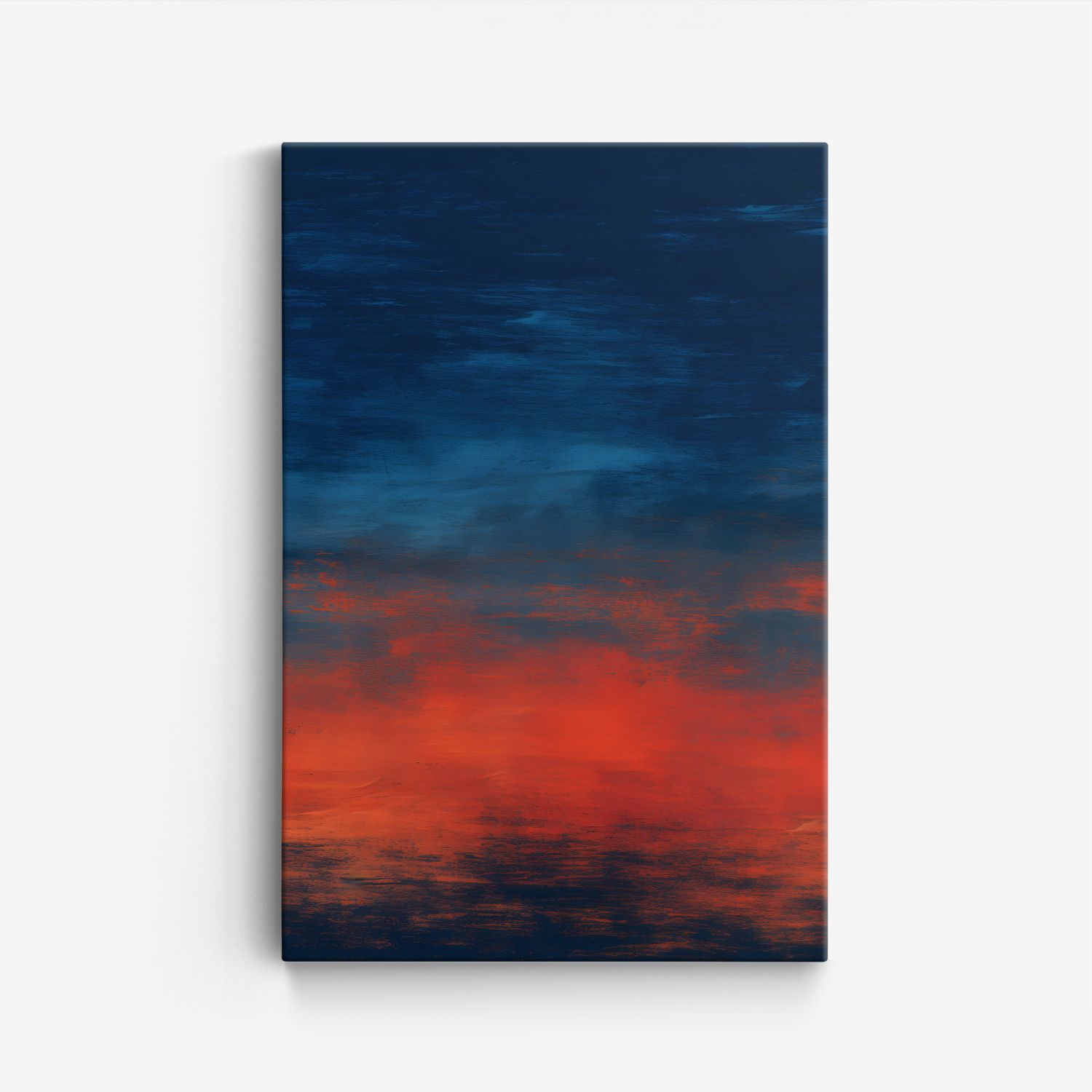 Abstracte Zonsondergang Canvas