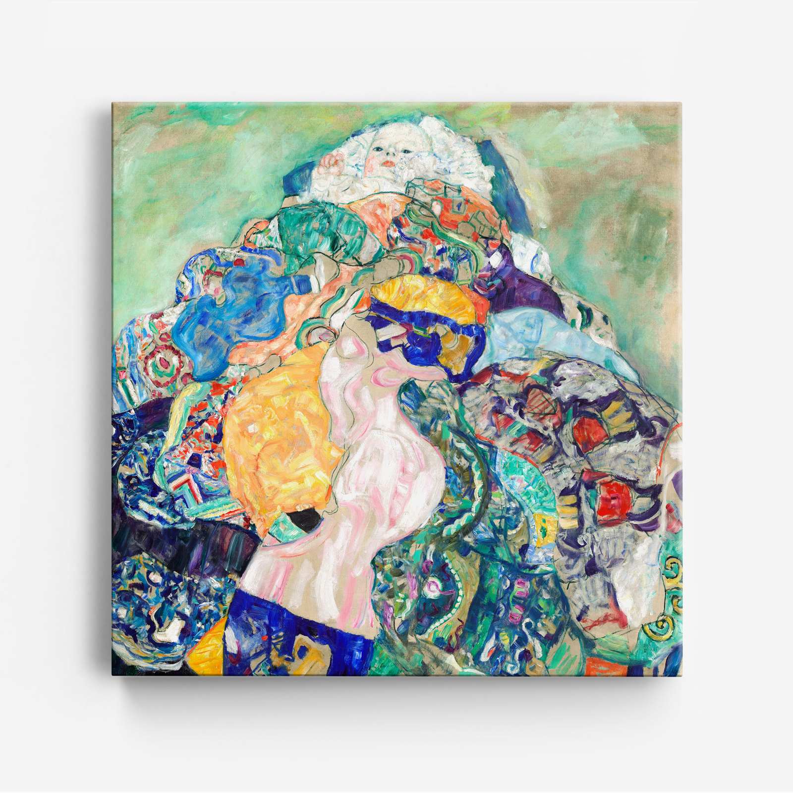 The Maiden Canvas door Klimt