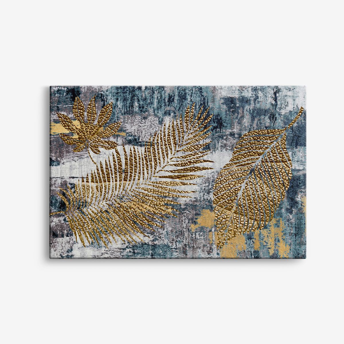 Abstracte Bladeren Canvas Kunst