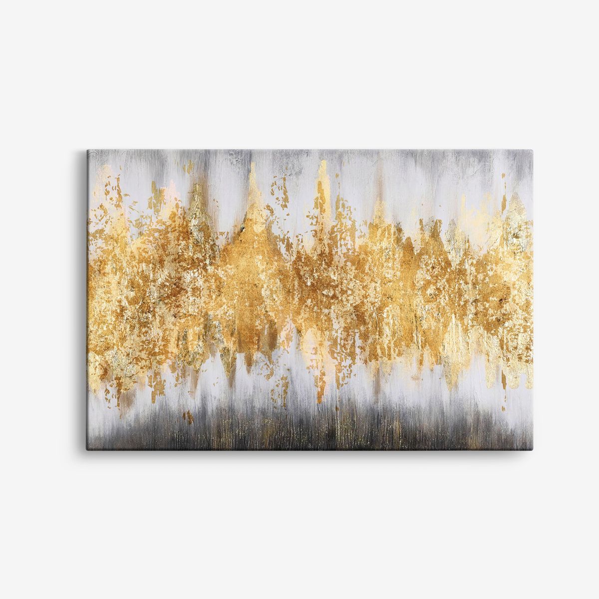 Abstract Gouden Canvas