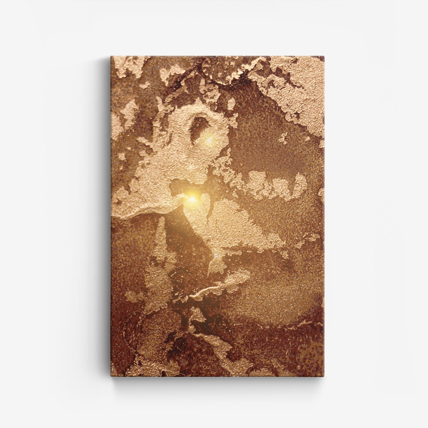 Abstract Goudtextuur Canvas