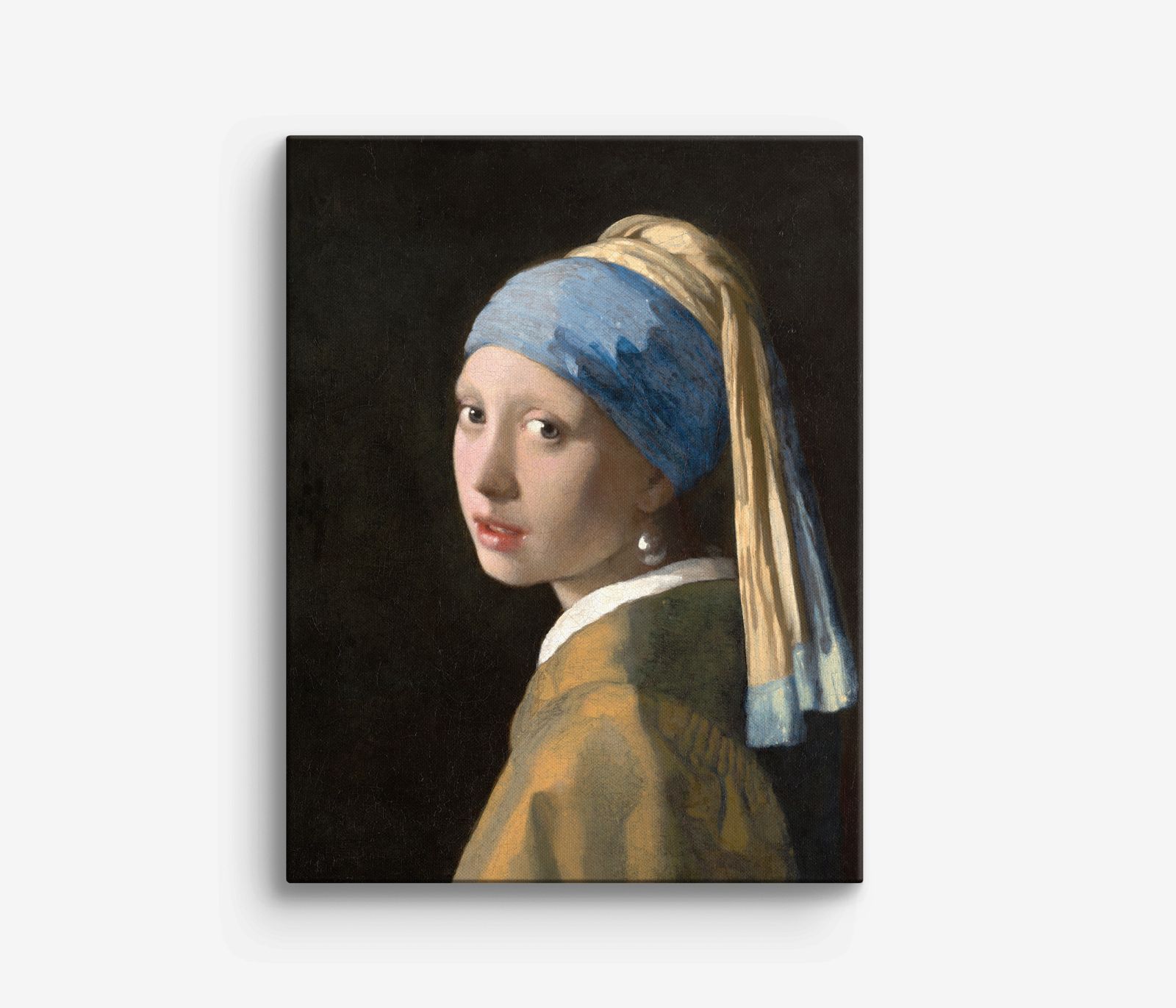 Meisje met de parel Canvas