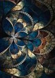 Abstracte Fractalkunst Canvas