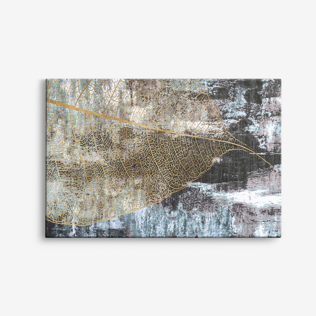 Abstracte Bladkunst op Canvas