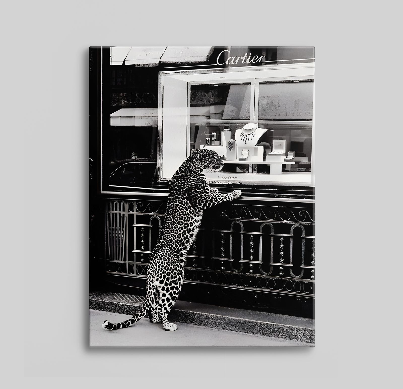 Leopard Cartier Canvas