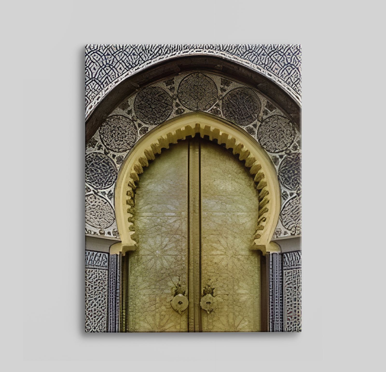 Ornate Deur Canvas Kunstwerk