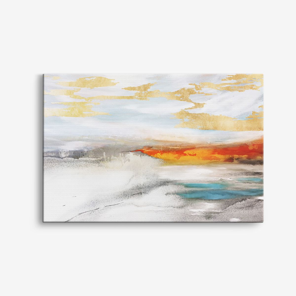 Abstract Landschap Canvas