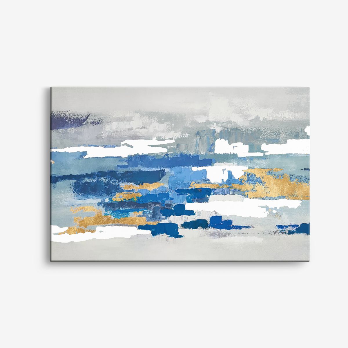 Abstracte Oceaan Canvas - Enkel