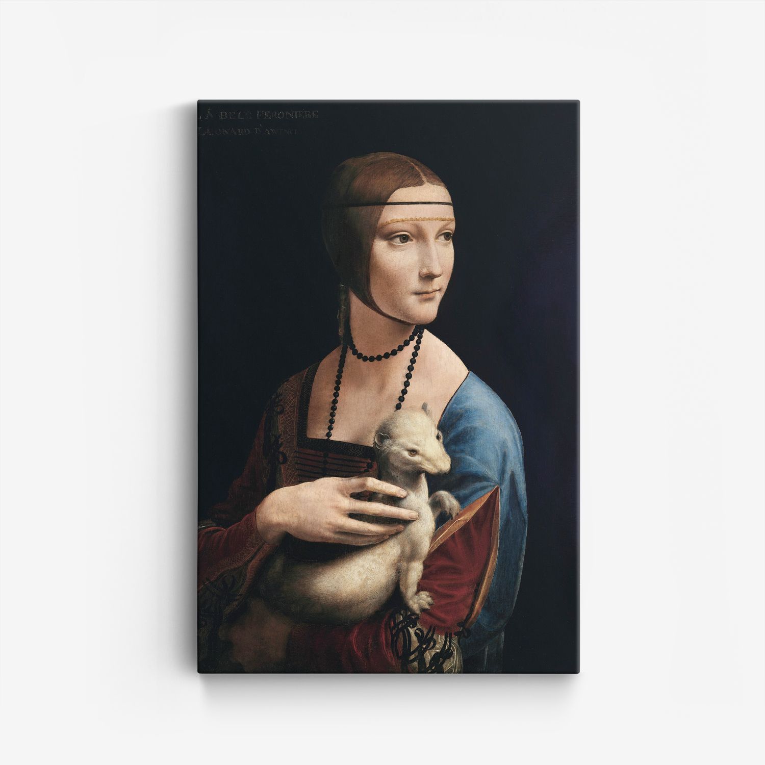 Dame met Hermelijn Canvas