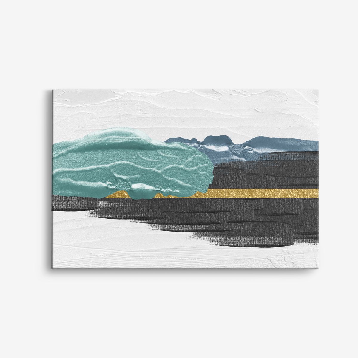 Abstracte landschaps canvas