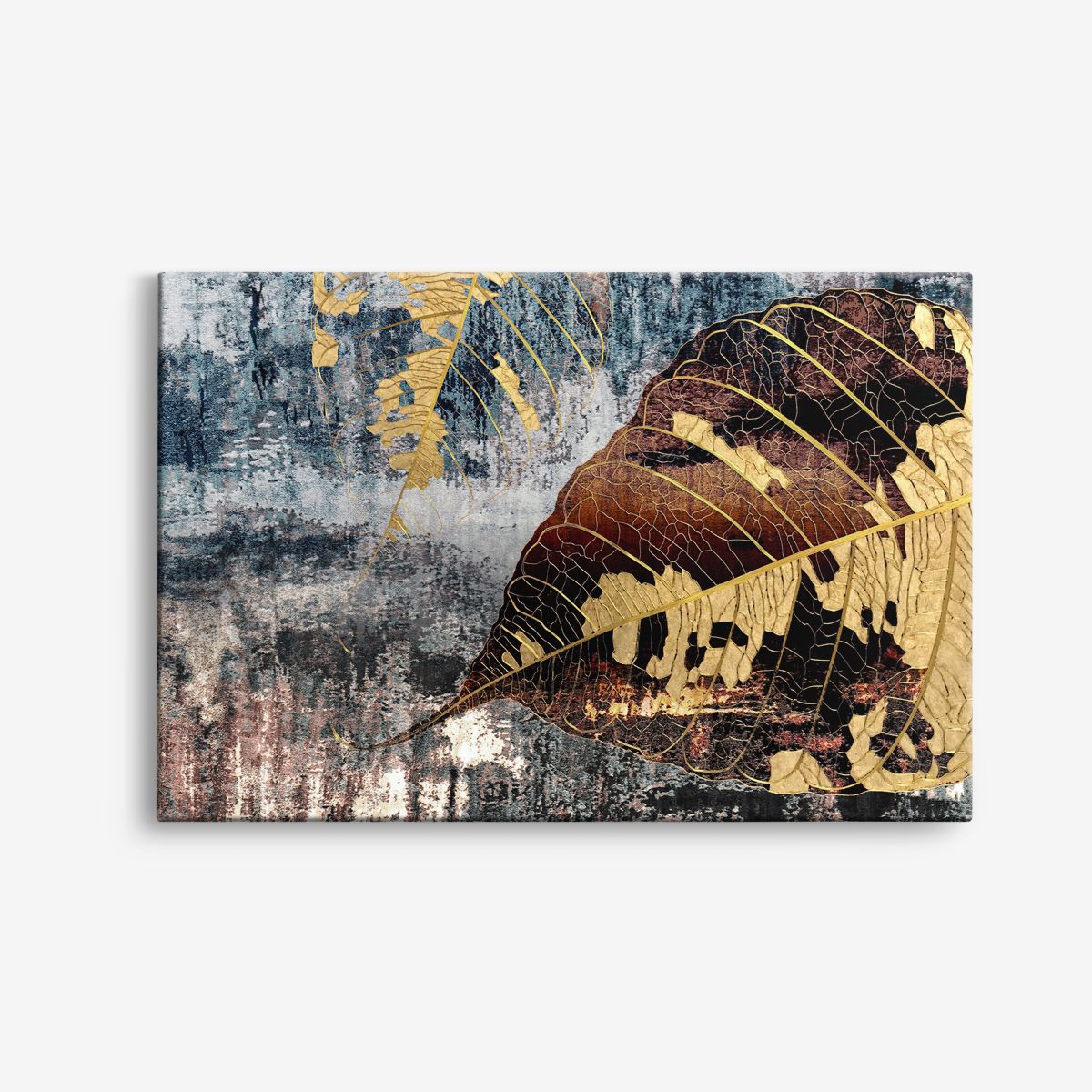 Abstract Blad Canvas Kunst