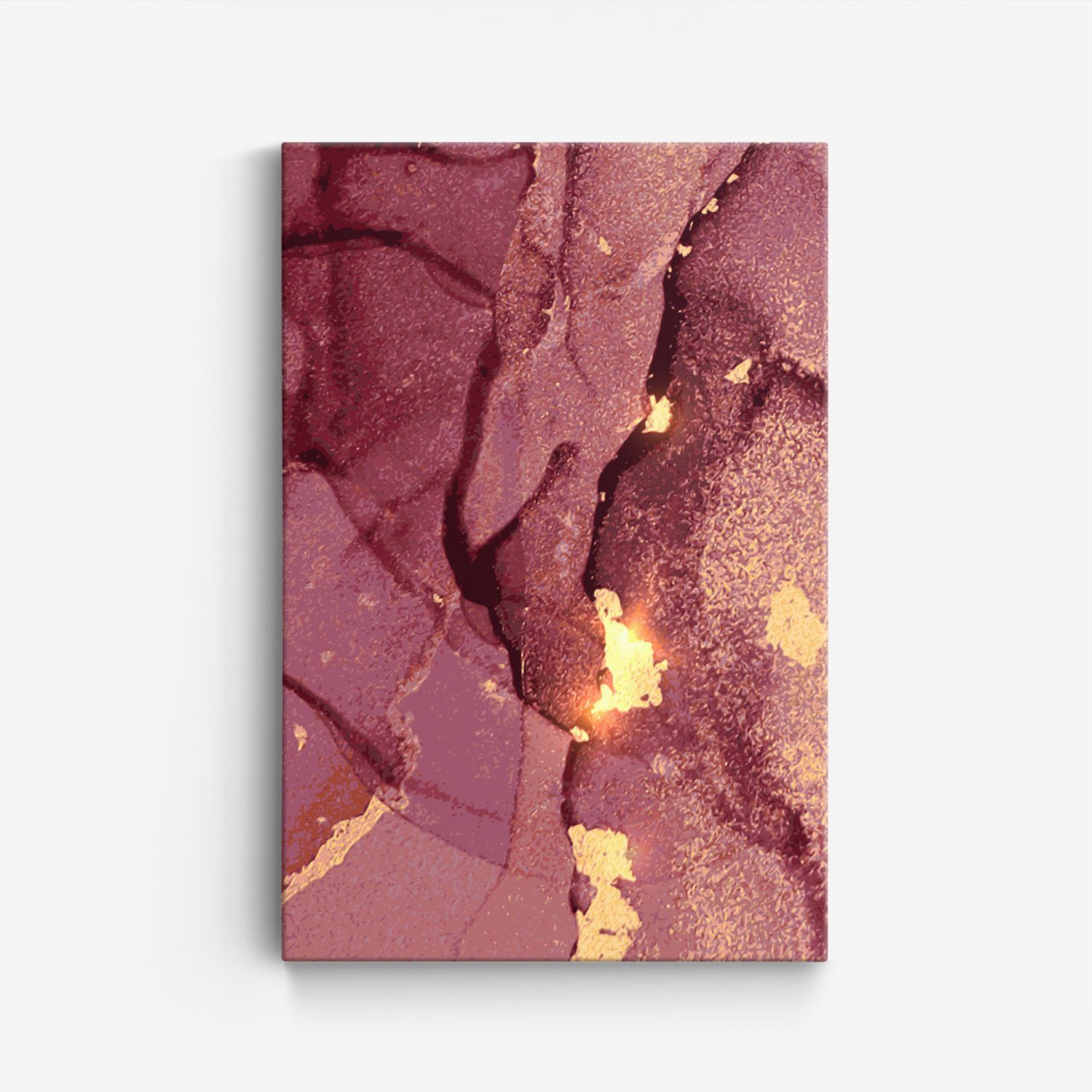 Abstract Canvas met Rijke Kleuren