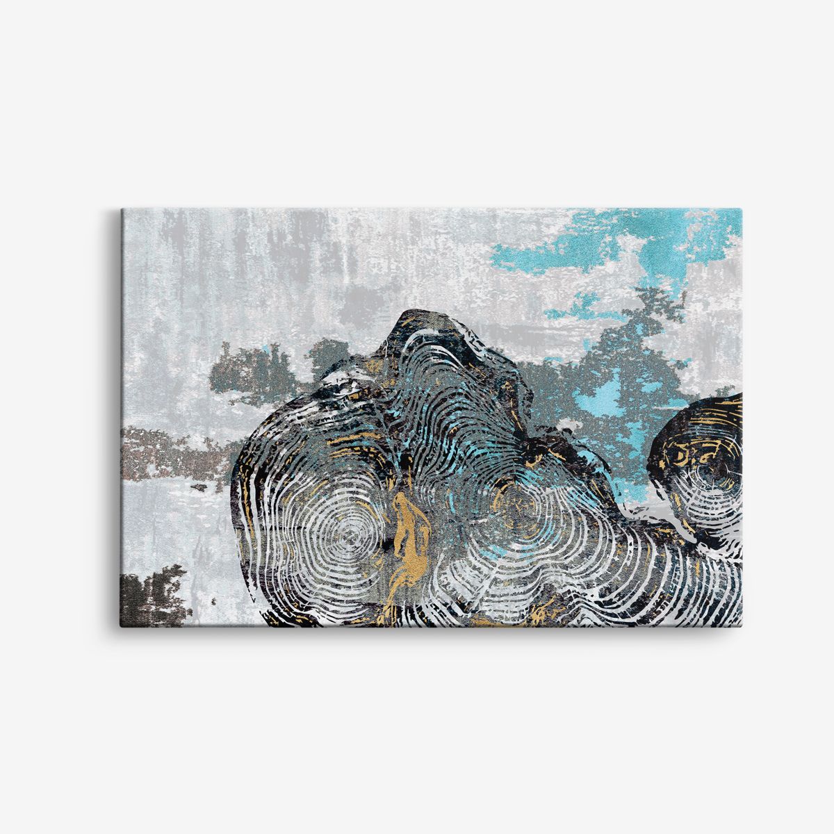 Abstracte Canvas Kunst met Texturen