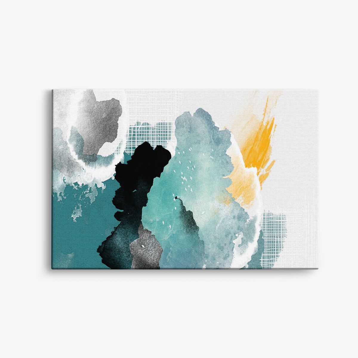 Abstract Waterverf Canvas