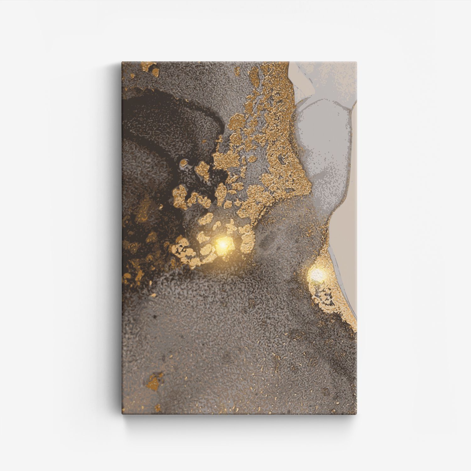 Abstracte Goudtextuur Canvas