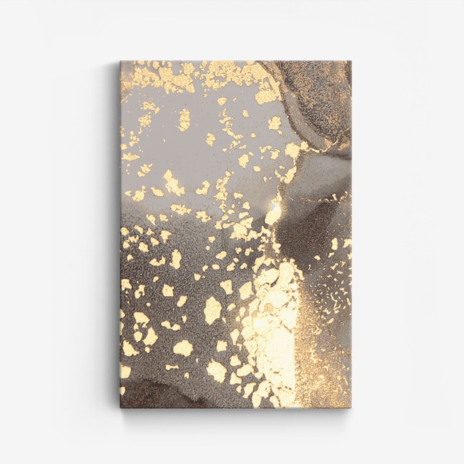 Abstract Goud Canvas Kunst