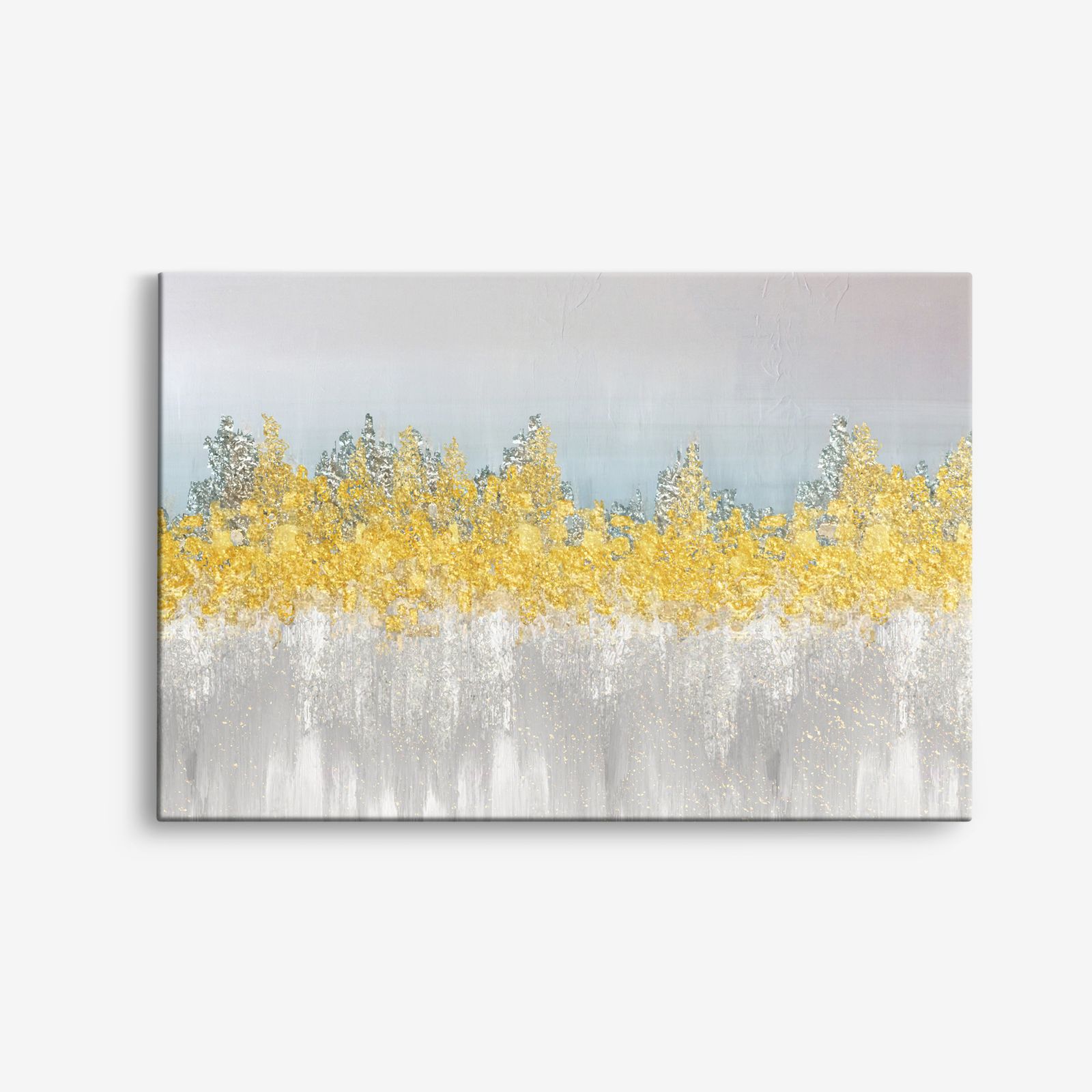 Gouden Abstracte Canvas Kunst
