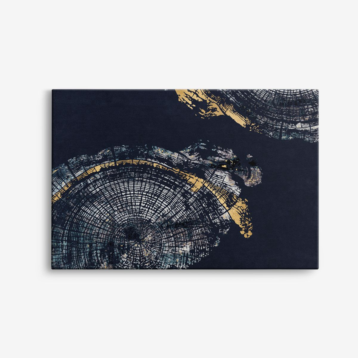 Abstracte Boomring Canvas