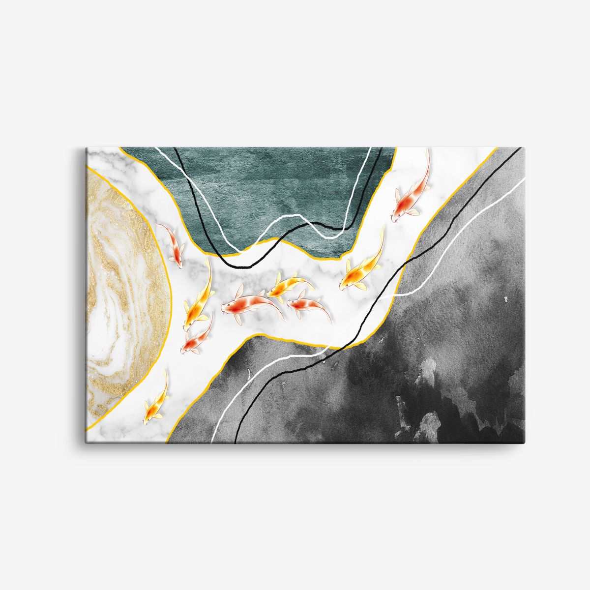 Koi Vis Canvas Kunst