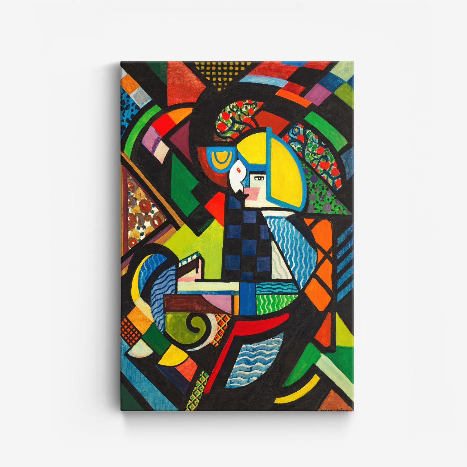 Abstracte Kunst Canvas - Enkele Canvas
