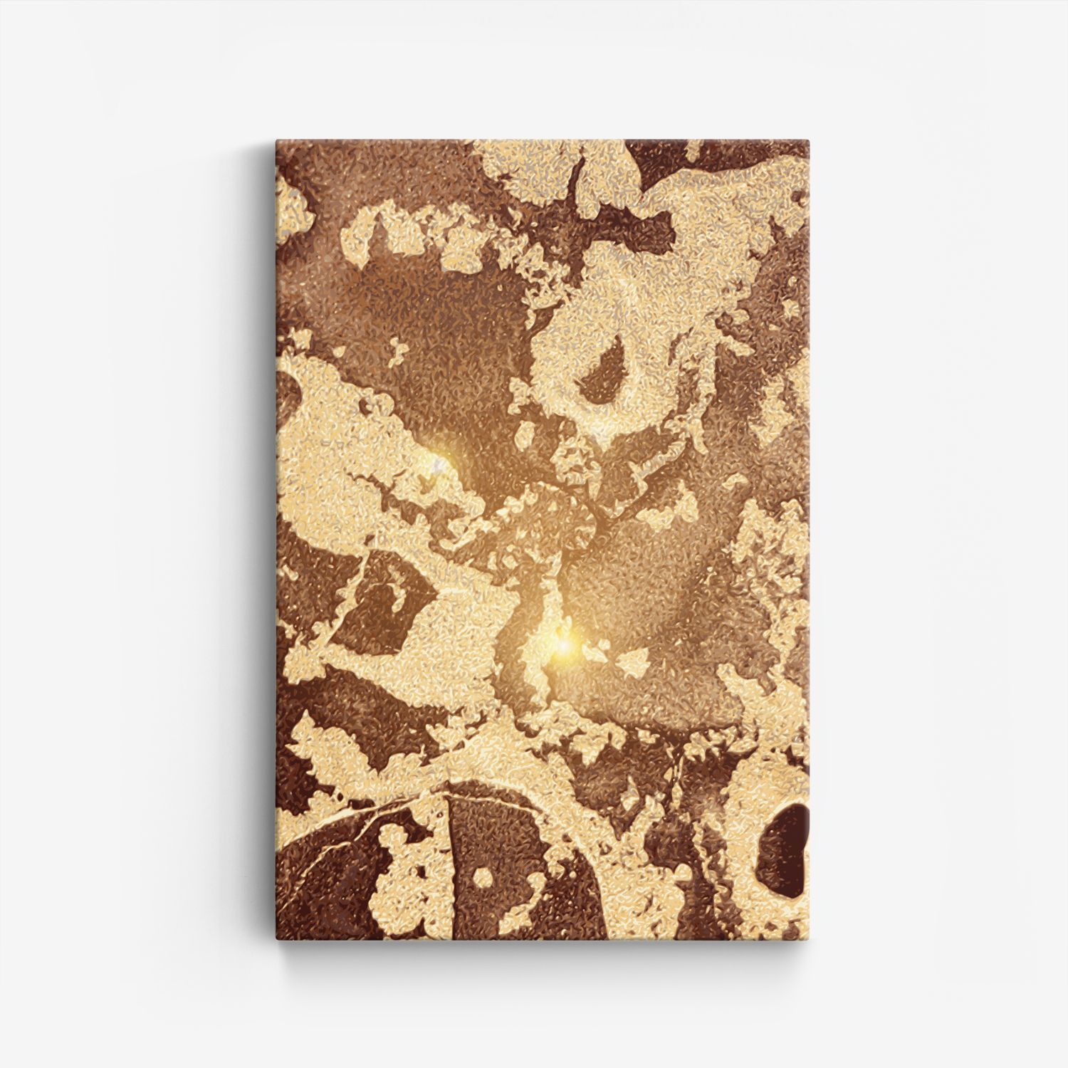 Abstract gouden textuur canvas