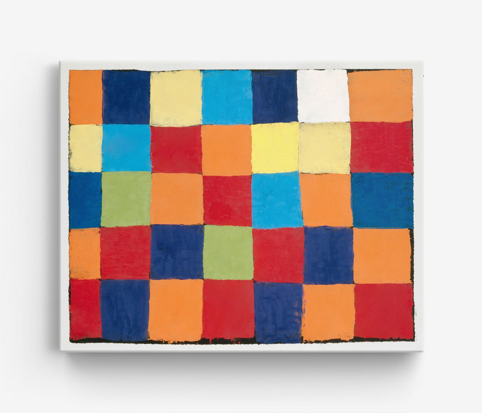 Kleurrijke Vierkanten Canvas