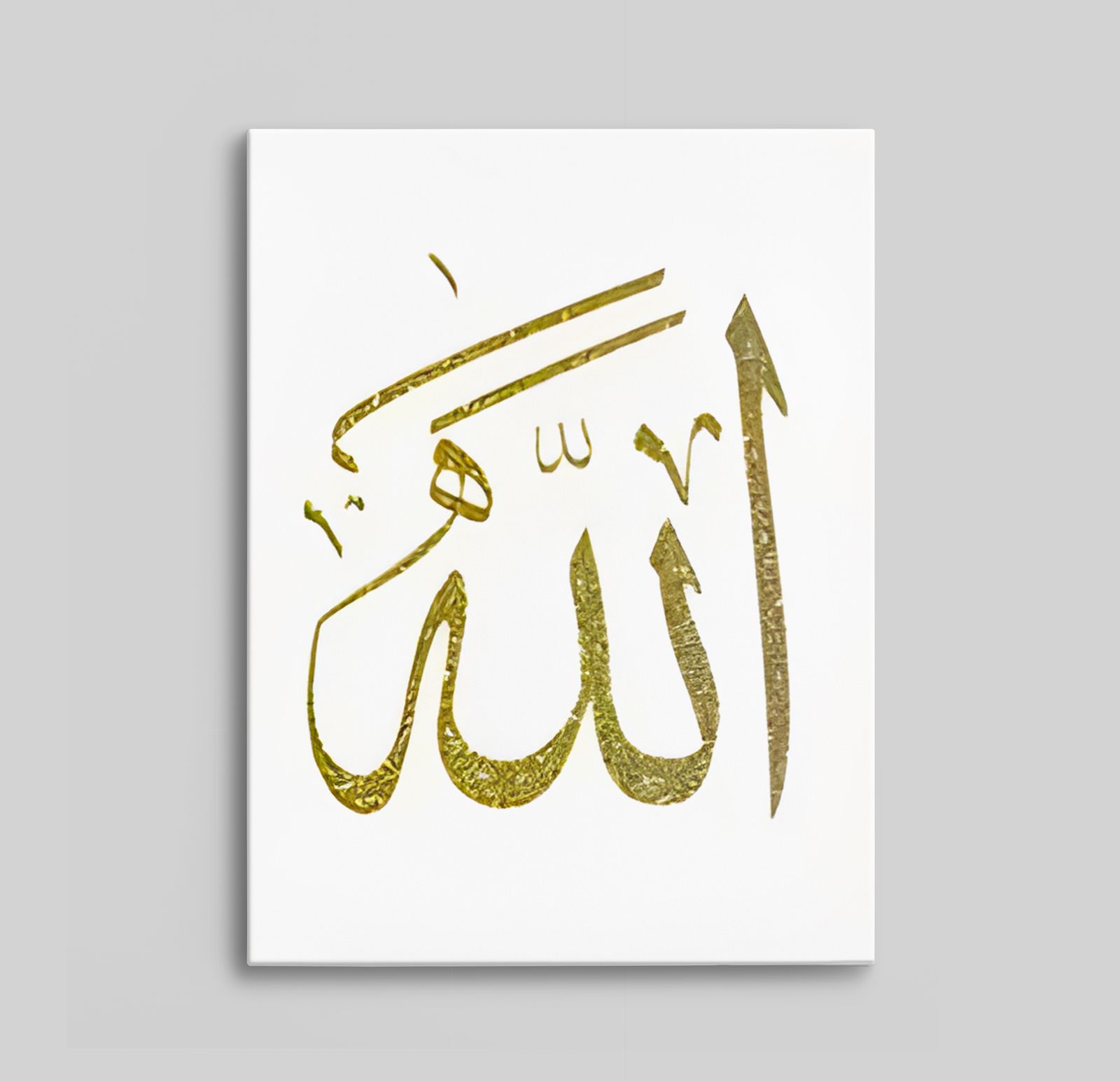 Gouden Arabische Kalligrafie Canvas