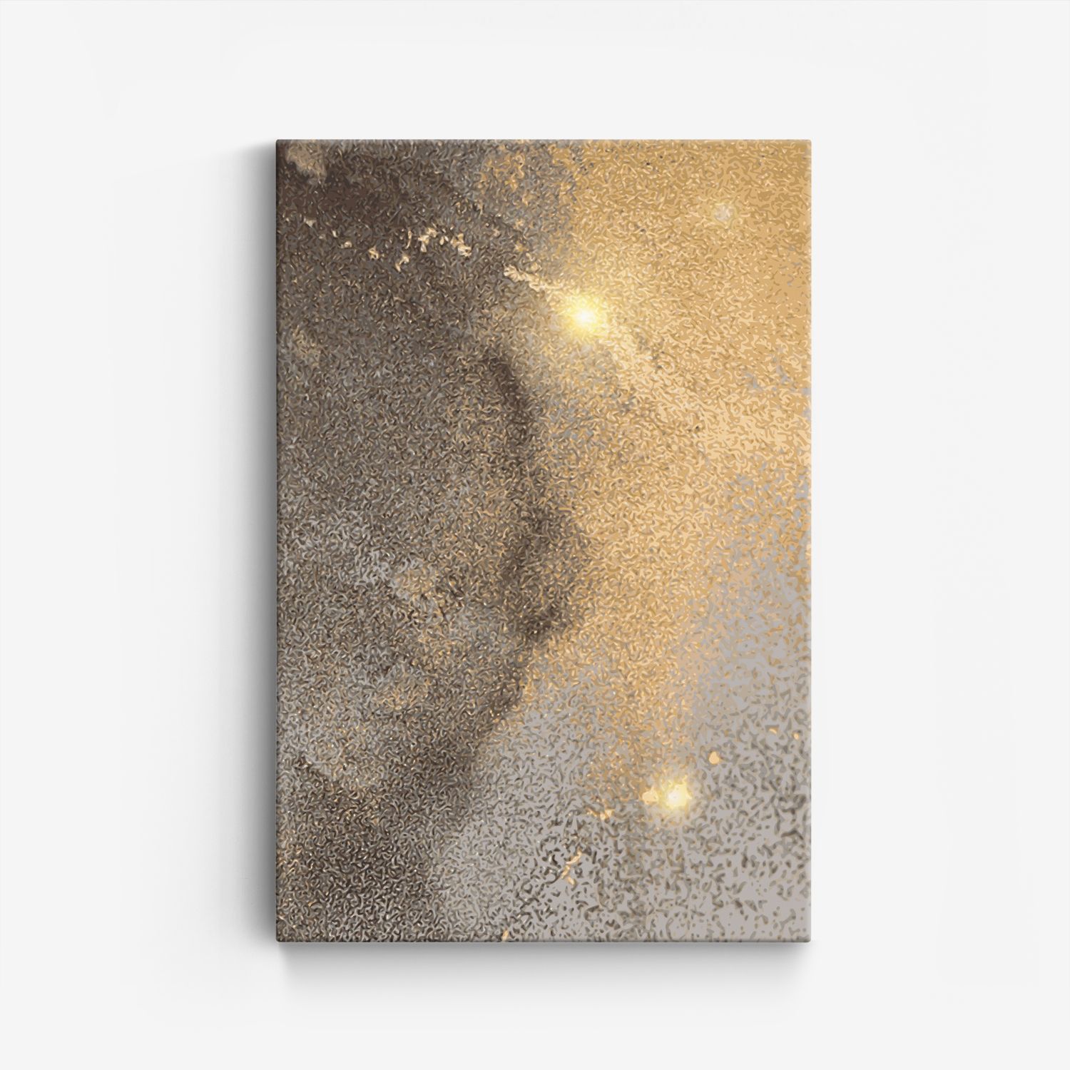 Abstracte Gouden Canvas Kunst