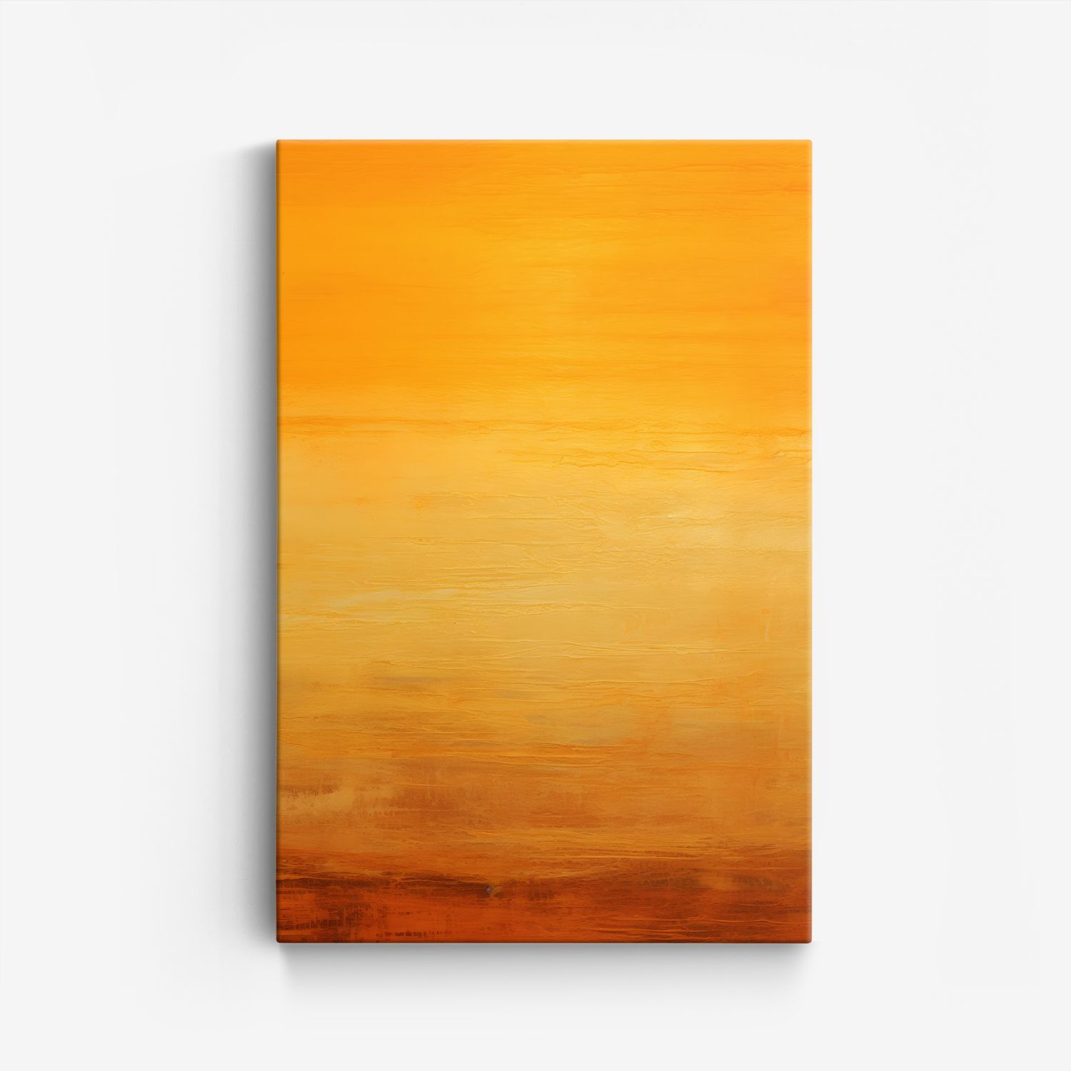 Abstract Canvas in Warme Tinten - Enkel