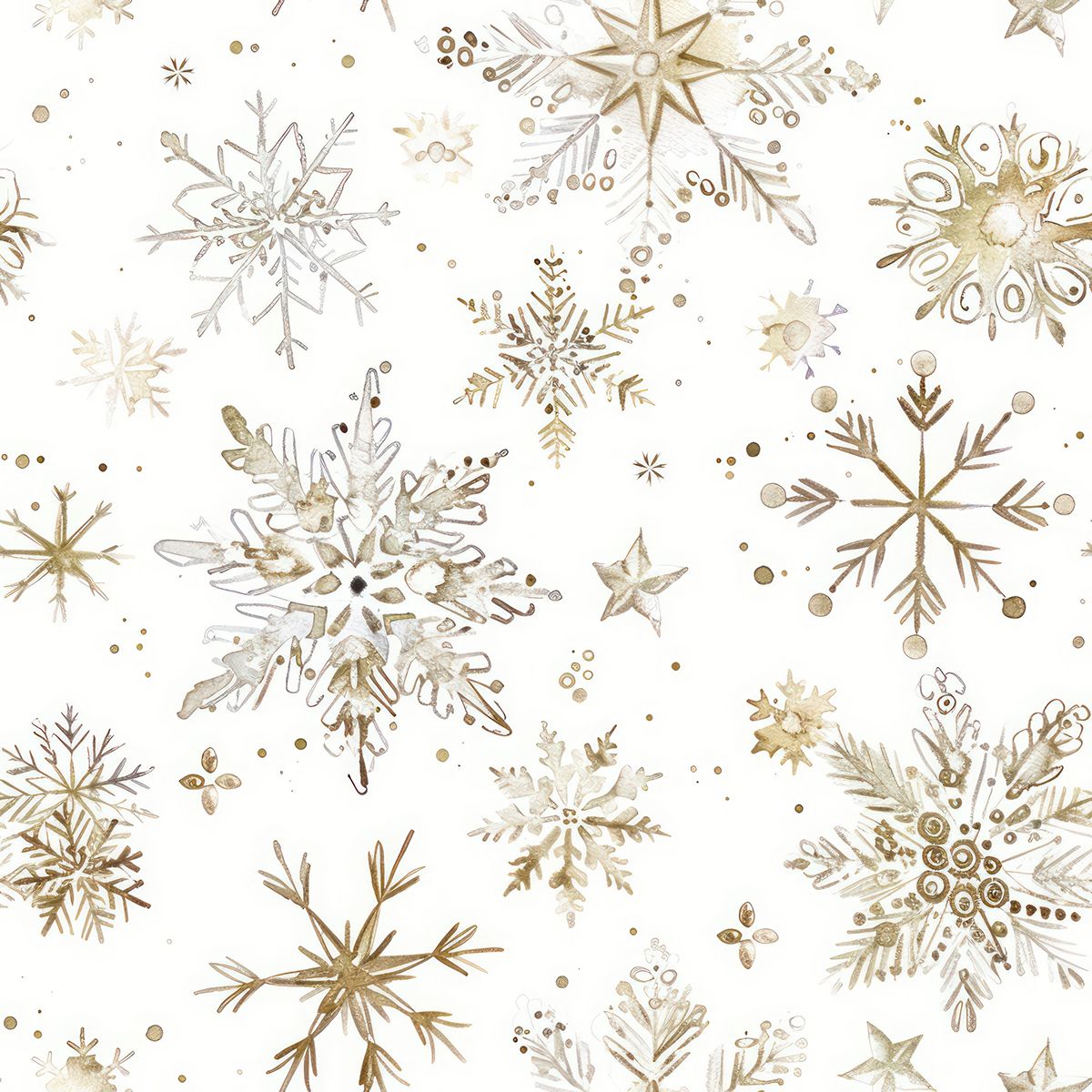 Elegante Sneeuwvlok Contactpapier