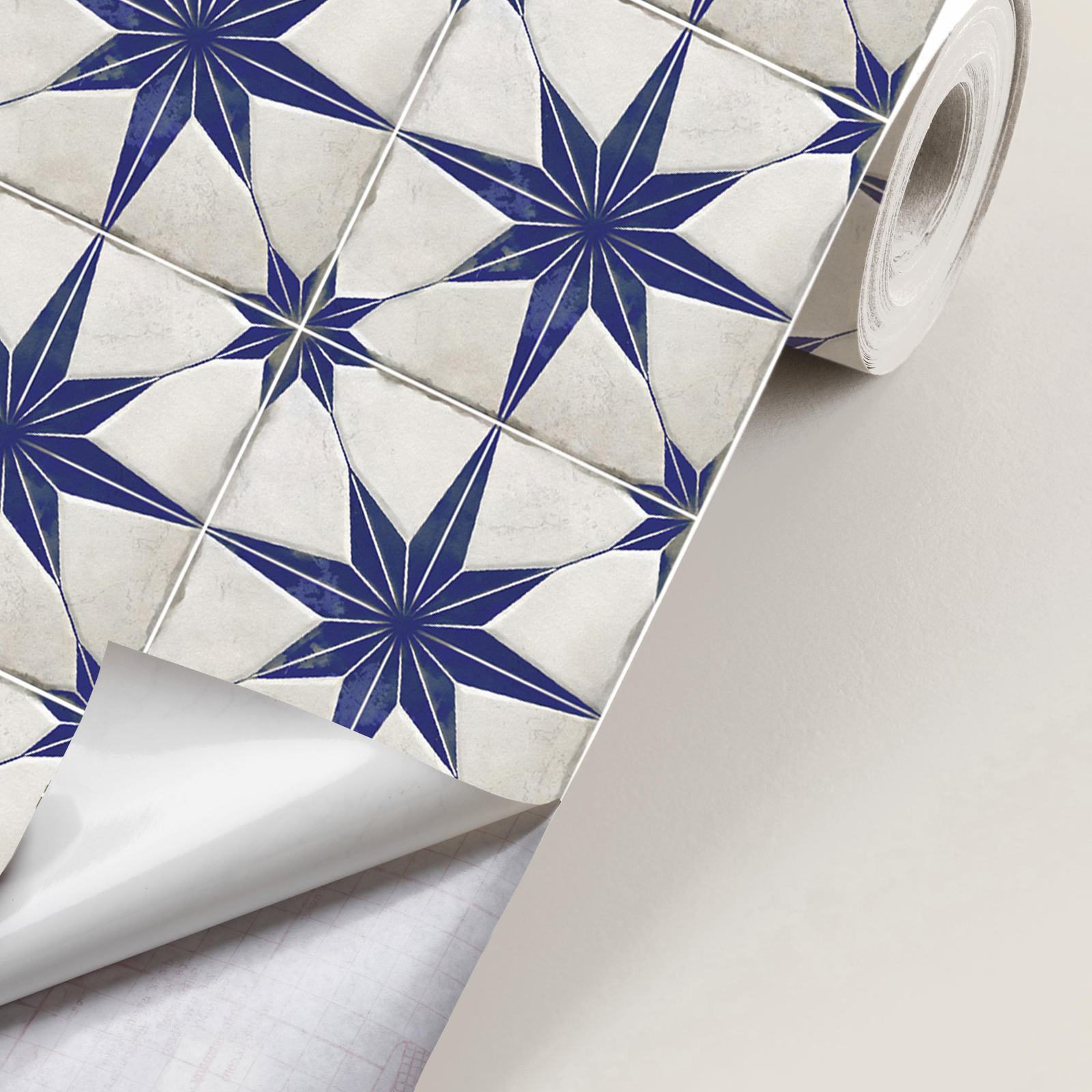 Contact Paper - Blauw Sterontwerp / Peel and Stick