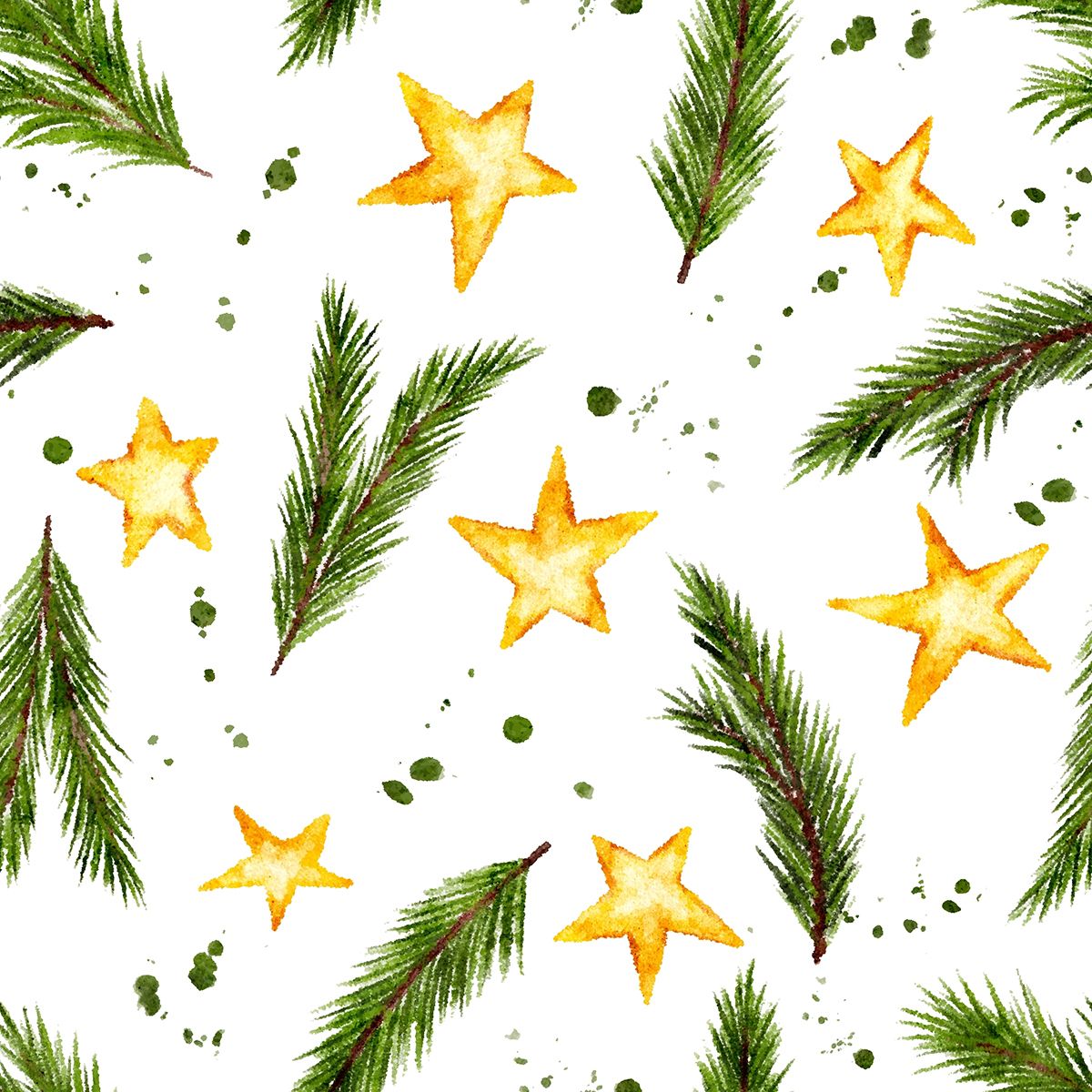 Kerstster Dennen Contactpapier